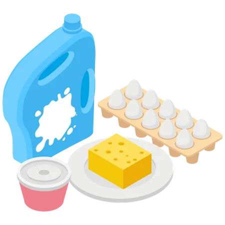 Proteinprodukte  Illustration