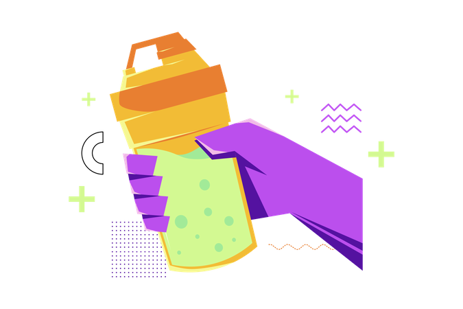 Proteinshake  Illustration
