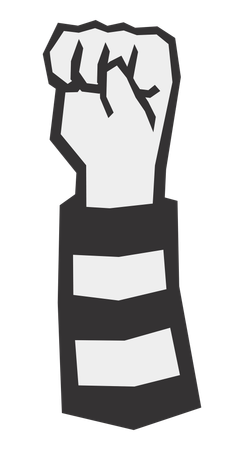 Protesting Hand  일러스트레이션