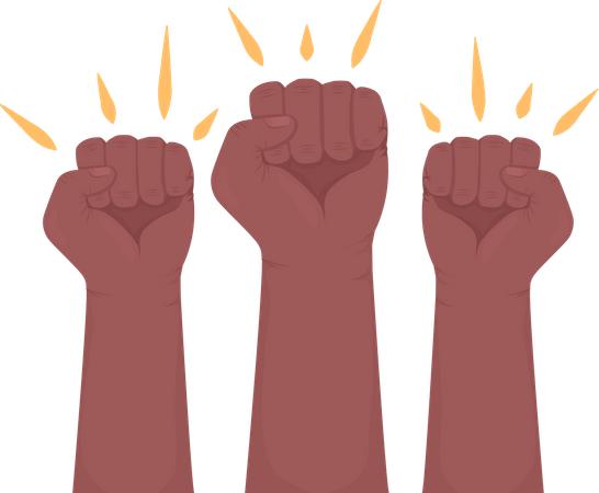Protesting Hands  일러스트레이션