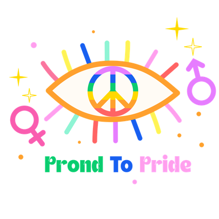 Proud to Pride  Illustration
