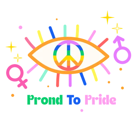 Proud to Pride  Illustration