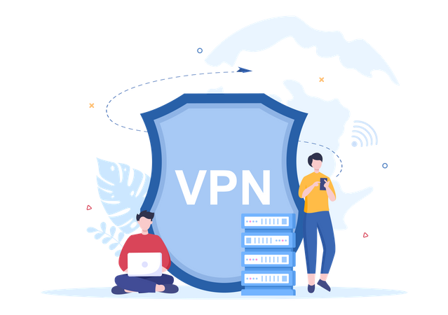 Provedor de VPN  Ilustração