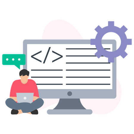 Codificación de proyectos  Illustration