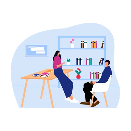 Psychiater-Sitzung  Illustration