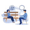 therapy support illustration free download