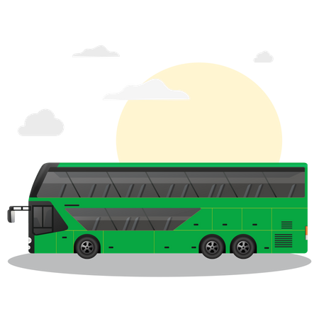 Public Bus  Illustration