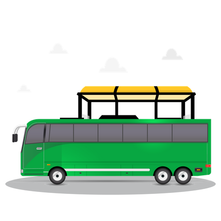 Public Bus  Illustration