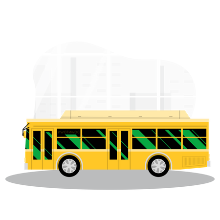 Public Bus  Illustration