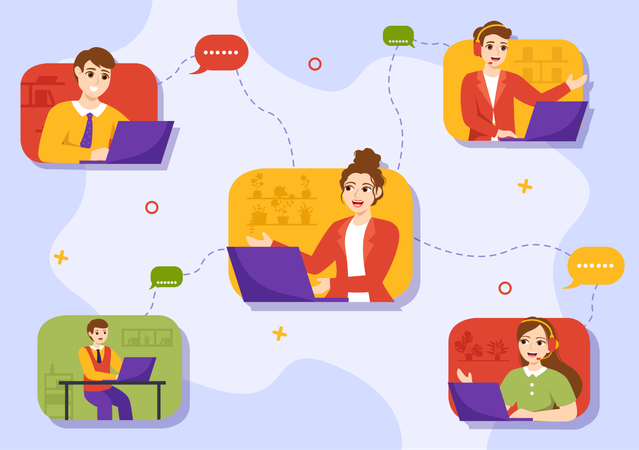 Public Communication  Illustration