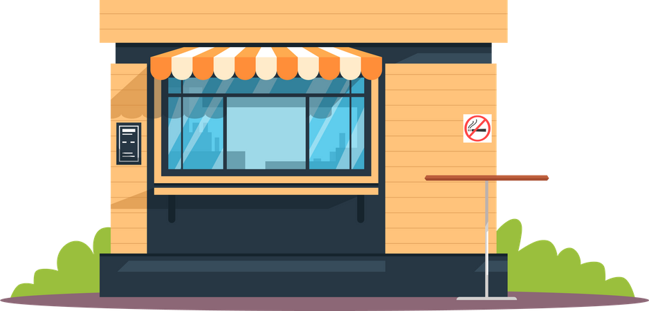 Public eatery  Illustration