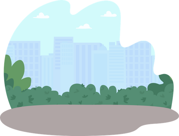 Public park  Illustration