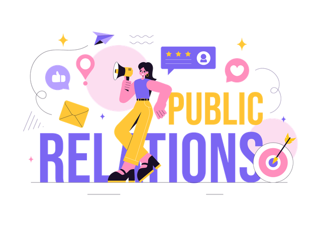 Public Relations  Illustration