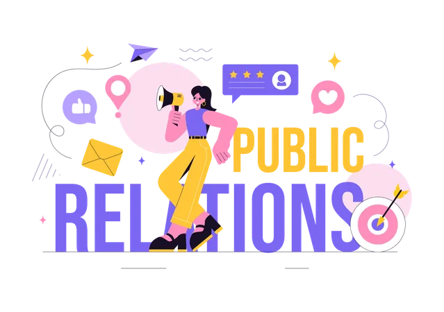 Public Relations  Illustration