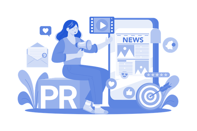 Public Relations  Illustration