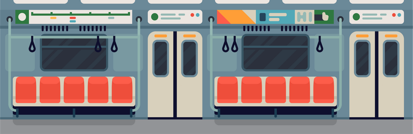 Public transport Illustration
