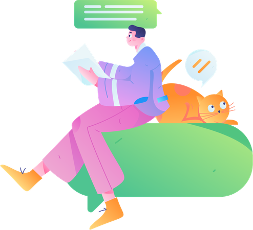 Publication sur Internet  Illustration