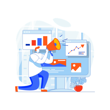 Publicidade Empresarial  Ilustração