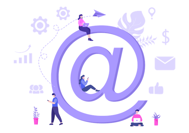 Publicidade por e-mail  Ilustração