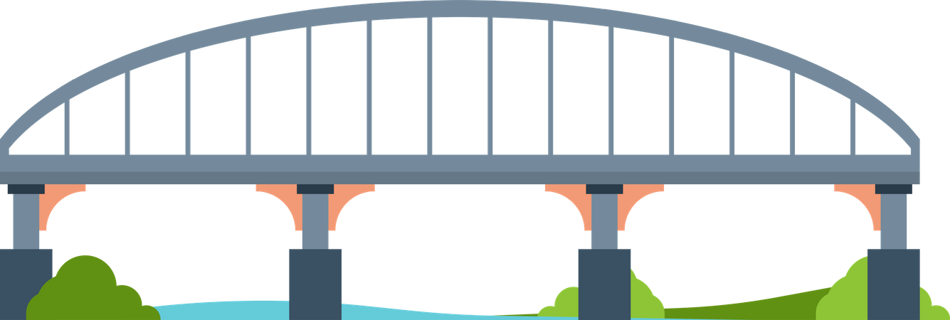 Puente ferroviario  Ilustración