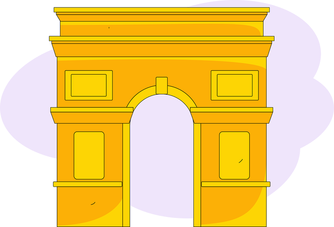 Puerta de la India  Ilustración