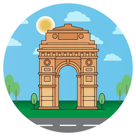 Puerta de la India  Ilustración