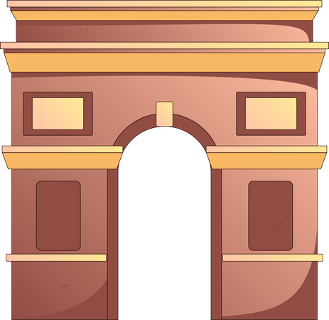 Puerta de la India  Ilustración