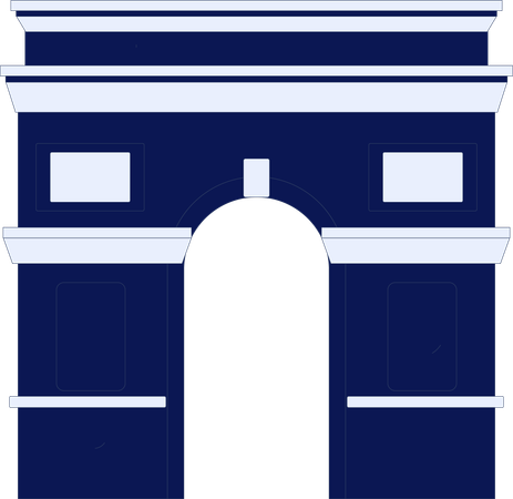 Puerta de la India  Ilustración