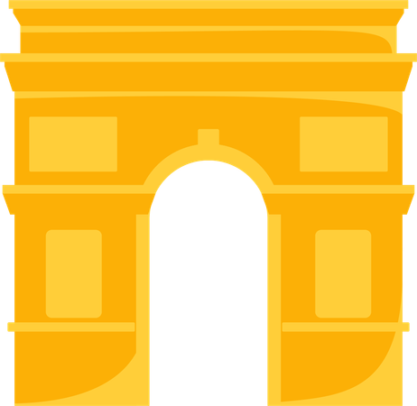 Puerta de la India  Ilustración