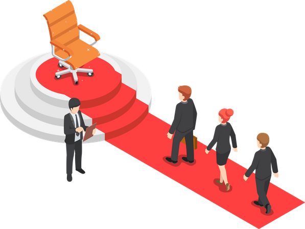 Puesto vacante de empleo  Ilustración