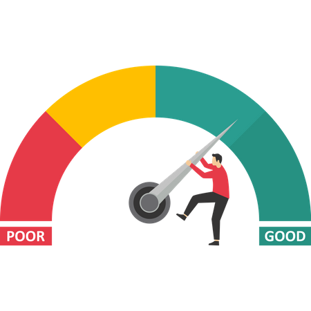 Pull the gauge needle to good  Illustration