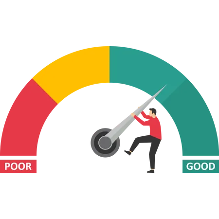 Pull the gauge needle to good  Illustration