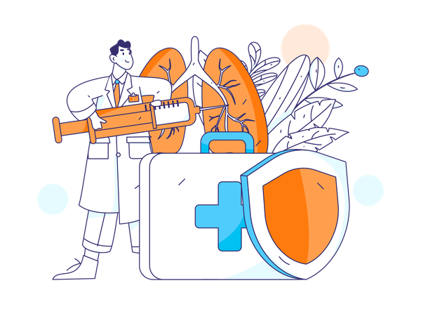 Pulmonary Function Testing  Illustration