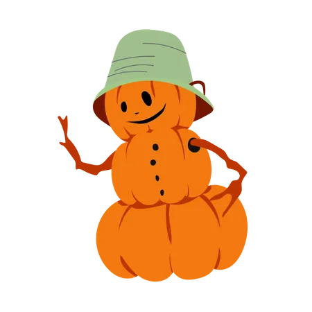 Pumpkin man  Illustration