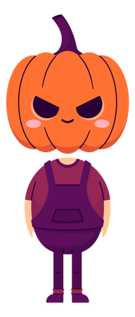 Pumpkin Man  Illustration