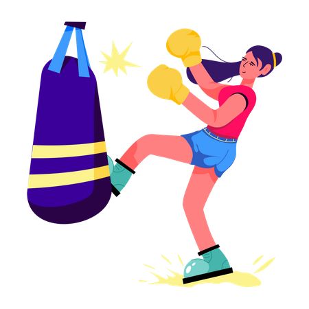 Punch Workout  イラスト