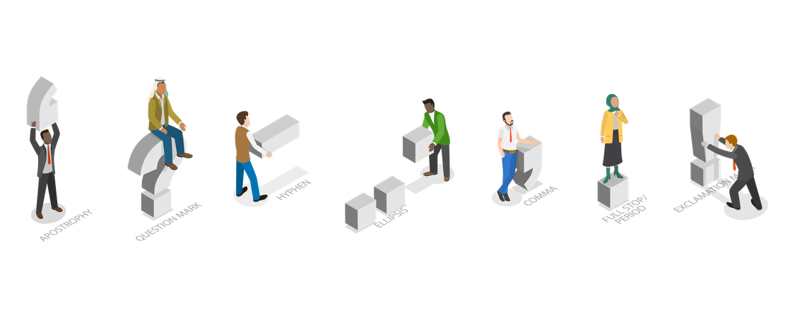 Punctuation Marks  Illustration