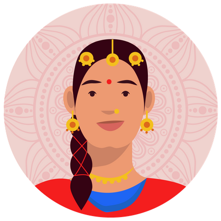 Punjabi female  Illustration