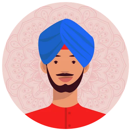 Punjabi male Illustration