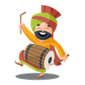 playing dhol images