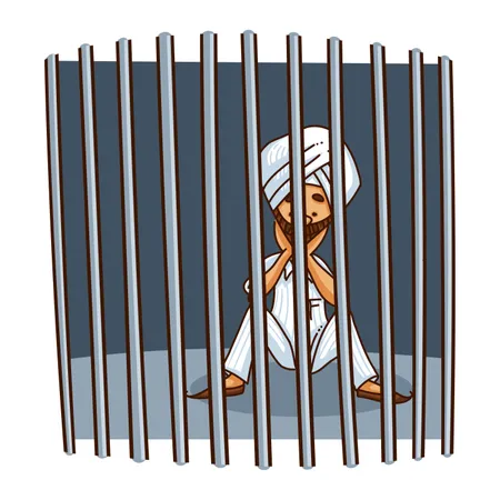 Punjabi prisoner  Illustration
