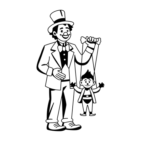 Puppet Performance  Illustration