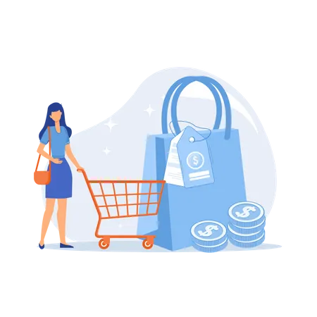 Purchasing habits  Illustration