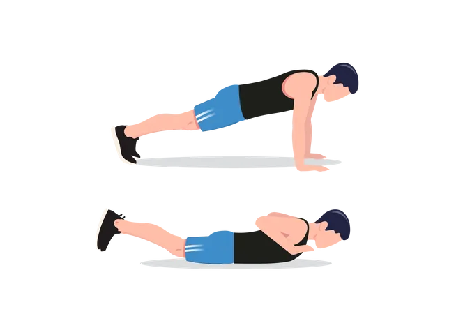 Push-up  Illustration