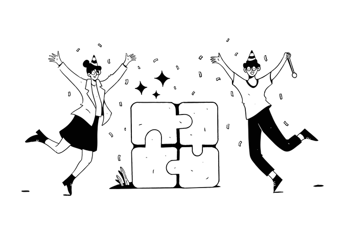 Puzzle solved  Illustration