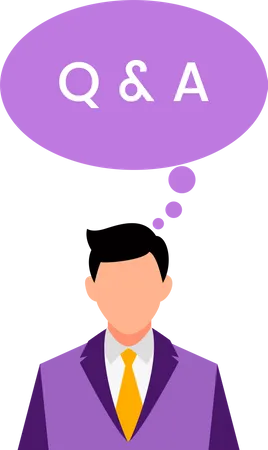 Q and A Illustration