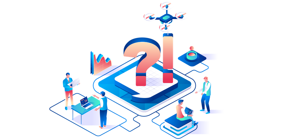 Q and A  Illustration