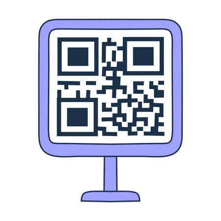 QR code scanner  Illustration