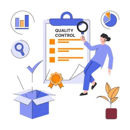 Quality Control  Illustration