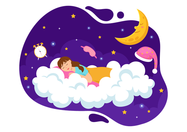 Quality Sleep Awareness  Illustration